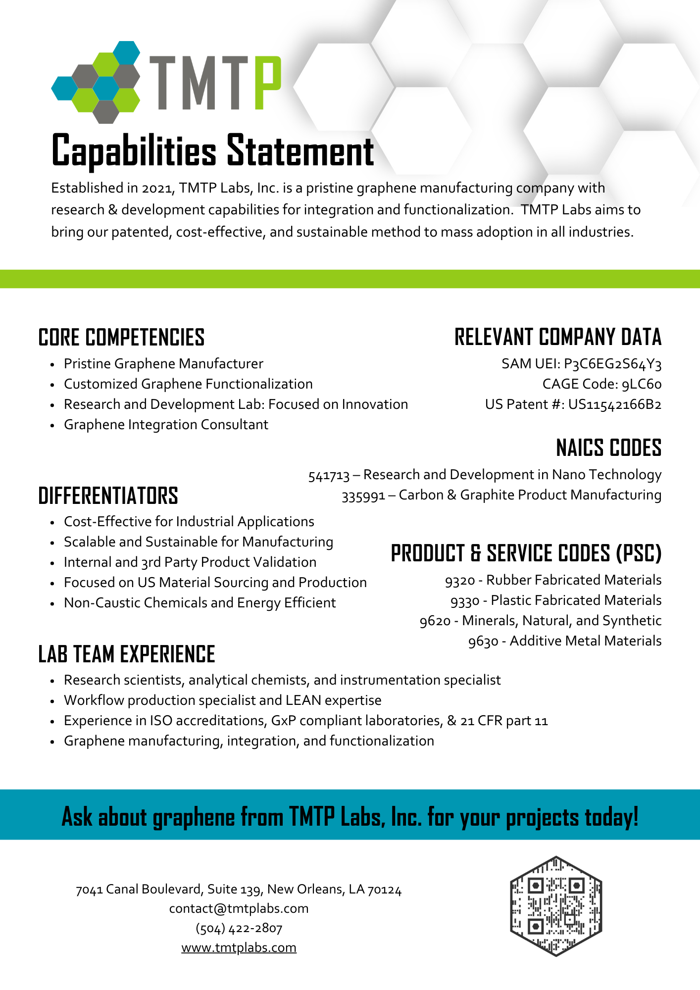 Capabilities Statement - Updated 9.17.2025